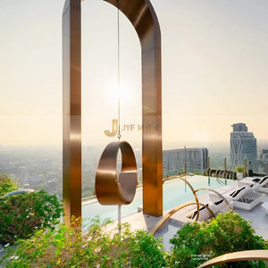 V30 Haute Qualité SUS316 Arche Métallique Hôtel Passerelle En Acier Inoxydable Arche En Acier Inoxydable - Product Image 3