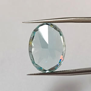 Circonia Cúbica Sintética de Color Paraíba, Corte Ovalado Brillante, Corte Hielo Triturado, Piedra Suelta - Product Image 6