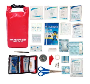 कयाकिंग सॉकर प्राथमिक चिकित्सा बैग के लिए वाटरप्रूफ सूखा बैग प्राथमिक चिकित्सा किट बैग