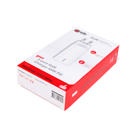 Boîte d'emballage en carton personnalisée avec fenêtre pour câble de chargeur, câble de données, casque et accessoires de téléphone