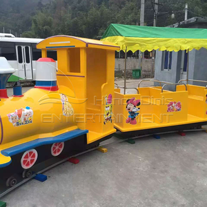 Offre Spéciale Grand jaune jaune ancienne école piste train scénique équipement jaune ancienne école piste Train à vendre - Product Image 4