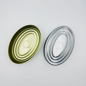 Hot New cá hình bầu dục tinplate có thể cho cá ngừ cá mòi nhai kẹo cao su Sandwich sữa bánh mì mì mì bao bì - Product Image 4