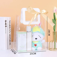 Sac cadeau transparent style influenceur Zhejiang, inspiré d'Instagram, pour emballages cadeaux, souvenirs, thé et mariages