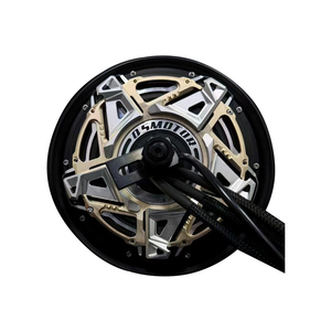 Moteur <span class=keywords><strong>QS</strong></span> 10*2.15 pouces <span class=keywords><strong>6000W</strong></span> 212 V7 72V 100 km/h pour vélo électrique, moteur de moyeu de roue haute performance, le plus puissant - Product Image 2