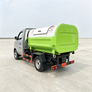 รถบรรทุกเก็บขยะแบบตะขอเกี่ยว CHANGAN 3 ลูกบาศก์เมตร รถบรรทุกขนาดเล็กสำหรับเก็บขยะชุมชน ลดราคาพิเศษ - Product Image 3