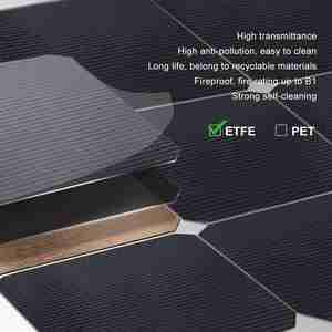 Tragbares 100W-200W Flexibles Solarpanel mit Sunpower N-Typ Solarzelle Hocheffizientes Mono-Panel - Product Image 3