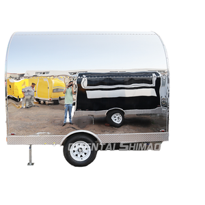 Camion de nourriture mobile en acier inoxydable Oriental Shimao pour café et crème glacée, vente chaude, remorque de stand mobile à acheter - Product Image 3