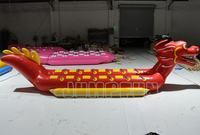 Chine meilleur bateau gonflable Dragon double voie rouge bateau gonflable loong 12 personnes sports nautiques bateau dragon