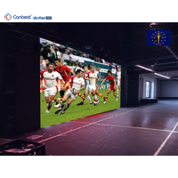 Canbest Xs Series P2.6 2.6mm Layar LED Video Wall Indoor Rental yang Dapat Dipindahkan 4000x2500mm 13.1x8.2ft Sistem Susun di Tanah di AS