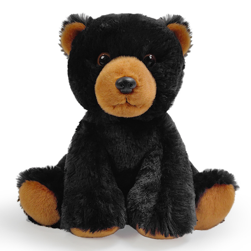 Sitting black bear