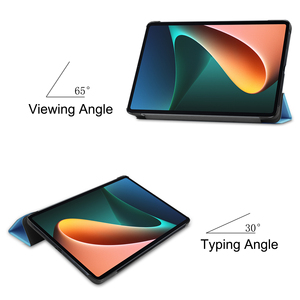 Funda Magnética Inteligente de Cuero Premium para Tablet, Compatible con <span class=keywords><strong>Xiaomi</strong></span> <span class=keywords><strong>Pad</strong></span> <span class=keywords><strong>5</strong></span> Pro 12.4 <span class=keywords><strong>2022</strong></span>, Venta Directa de Fábrica al Por Mayor - Product Image 3
