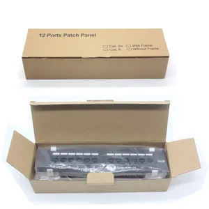 Blank patch panel 1u 12 24 2u 48 Port UTP CAT6 CAT6A CAT7