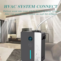 Diffuseur d'arômes commercial WiFi grande capacité, diffuseur de parfum électrique en métal pour hôtel, système HVAC sans eau, machine à parfum contrôlée par application