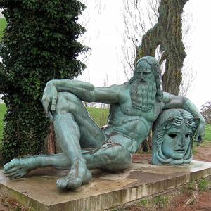 Escultura de bronce zeus de tamaño real, figura famosa griega, diseño chino, artista profesional personalizado - Product Image 3