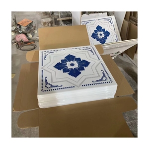 Chất lượng cao trong nhà hiện đại <span class=keywords><strong>PVC</strong></span> Trần bảng điều chỉnh độ ẩm kháng nghệ thuật trần không thấm nước vật liệu xây dựng cho nội thất - Product Image 1