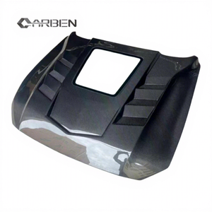 Cofano di Alta Qualità per Ford Mustang, Copertura Motore Leggera con Vetro Temperato Trasparente al Centro, Compatibile con Mustang 2014-2023 - Product Image 1