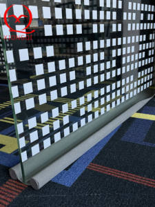 Muestra gratis 37 pulgadas no tejida plegable flexible puerta inferior sellado tira protector <span class=keywords><strong>sellador</strong></span> <span class=keywords><strong>espuma</strong></span> puerta tiro tapones para la parte inferior <span class=keywords><strong>de</strong></span> Do - Product Image 5