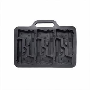 Pistolet à glace 6 cavités Grille de glace Moule à <span class=keywords><strong>chocolat</strong></span> <span class=keywords><strong>en</strong></span> silicone pour bricolage Moule à <span class=keywords><strong>chocolat</strong></span> pour bonbons Fournitures de fabrication de savon Moule à glaçons 3D - Product Image 5