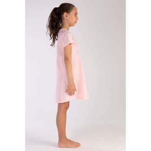 Vestido Túnica Ovalado para Niña, Manga Corta con Cuello, Talla 3-4/9-10 - Product Image 2