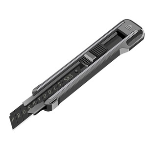 Baolian Utility Knife Sk5 Stainless Steel Metal Handle Snap Off Blades Durable Industrial Grade Box Opener - Product Image 5