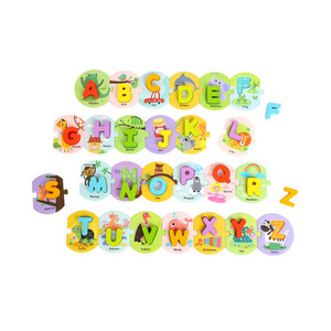 Fantastic Legno 3D <span class=keywords><strong>Alfabeto</strong></span> Giocattolo Di Puzzle per I Bambini Del Bambino 24m + per imparare il 26 Alfabeti - Product Image 1
