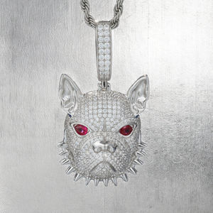 เครื่องประดับฮิปฮอปสตรีท Luxira Jewels ประดับเพชรโมอิสซาไนต์สี D ระดับความสะอาด VVS ทรงบริลเลียนต์ ได้รับการรับรองจาก GRA เงินแท้ 925 ชุบทอง ประดับเพชรแบบ Iced 3D - Product Image 3