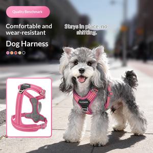 Harnais de poitrine pour grand chien, anti-explosion, réfléchissant, résistant à l'usure, en nylon, double usage, sport, mode, pour utilisation en extérieur - Product Image 2