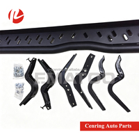 Marchepieds latéraux noirs Rolie pour Hilux TRD REVO, style professionnel, en plastique et fer, pour pick-up 2016-
