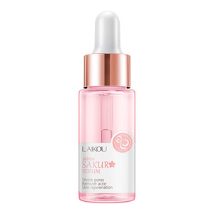Venta al por mayor LAIKOU producto para el cuidado de la piel Sakura 24K oro Caracol vitamina C ácido hialurónico niacinamida <span class=keywords><strong>arándano</strong></span> Rosa suero facial - Product Image 6