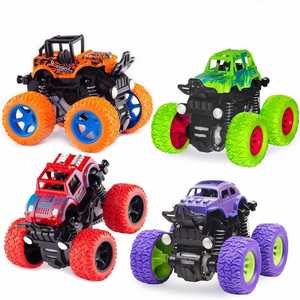 Jouets Monster Truck, voitures à friction, véhicules à pousser et à faire rouler, meilleur cadeau d'anniversaire pour les garçons et les filles - Product Image 1