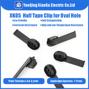 <span class=keywords><strong>Clip</strong></span> di fissaggio XK05 per cinghie, in nylon nero, per connettori ovali per seggiolini auto, PP9220301/151-02794 - Product Image 3
