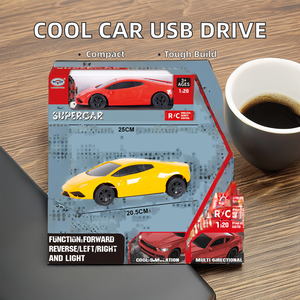 1:20 Schaal Vierweg Afstandsbediening Auto Met Usb Oplaadsimulatie Licht Assemblage Kenmerken Voertuig Speelgoed Om Te Spelen - Product Image 3