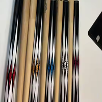 Harga Grosir Promo Terbaik Tongkat Biliar Berkualitas Tinggi Maple Shaft 13 Tip 1/2 Joint  Tongkat Pool Cue Stick Billar