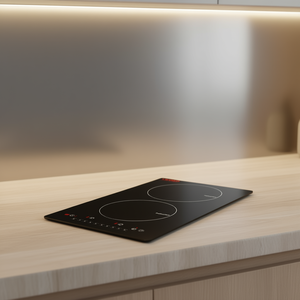 Table de cuisson à induction Vevor 1800W 12'' avec écran tactile électrique, surface en céramique, 4 brûleurs, classe A d'efficacité énergétique - Product Image 2
