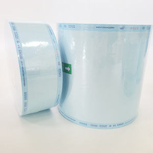 Autoclave de hospital, embalaje estéril médico, rollos planos de plástico, azul, verde, 200 metros, 100 metros, stock de fábrica - Product Image 4
