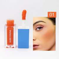 On The Glow Mineral Cream Blush Stick Dewy Natural Silky Smooth Red Pink Orange Color pour le visage
