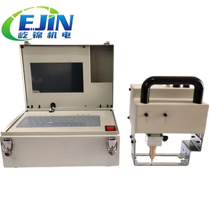 Machine de gravure portable EJIN avec moteur intégré pour le marquage des numéros de châssis de véhicules sur métal/acier/laiton utilisant un poinçon de marquage - Product Image 1
