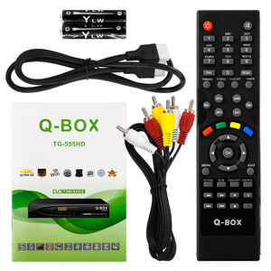 Receptor de TV DVB-T2/S2/<span class=keywords><strong>C</strong></span> HD 4K Full HD 1080p con WiFi, Modelo <span class=keywords><strong>Q</strong></span>-BOX TG-555HD para Exportación - Product Image 1