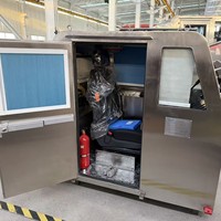 Cabine professionnelle en acier inoxydable pour salle de contrôle de plateforme de forage pétrolier et gazier