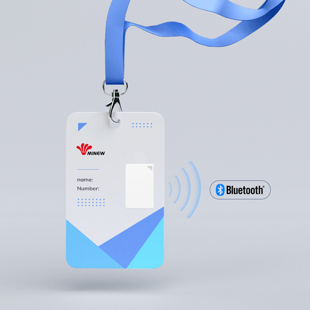 Minew E8 Bluetooth Wearable Tag Beacon Small Size Ble Accelerometer Ibeacon for Asset Tracking