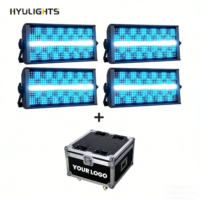 Rgbw 4In1 Mini Strobe 48 Led White Dmx Stage Light for Hotels Dj Club Bars Weddings Parties Hot Selling Light for Events