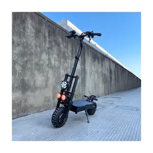 EU And UK Stock Fast Strong 10inch Tire 60V 26AH 5600w Dual Motor Fat Tyre Off Road Electric Scooter