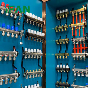 IFAN PEX calefacción por <span class=keywords><strong>suelo</strong></span> <span class=keywords><strong>radiante</strong></span> accesorios de plomería personalizados 2 <span class=keywords><strong>3</strong></span> 4 5 vías piezas radiantes colector de latón - Product Image 3