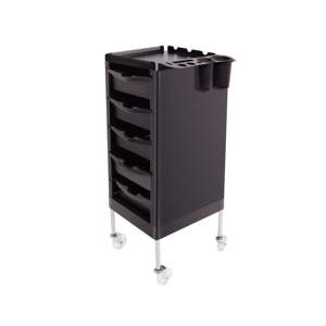 थोक हज्जाम की दुकान स्मार्ट आयोजन ट्रे चल तह काले स्टेनलेस स्टील सौंदर्य सैलून बाल विस्तार ट्रे ट्राली - Product Image 2