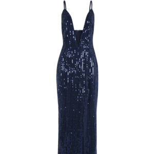 formal dress outlet sydney Vintage 70s Black Rhinestone Waist Formal Maxi Dress main image 0
