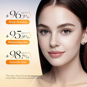 Tampons exfoliants pour le visage, acné, 50/60, éclaircissement naturel de la peau, tonique facial à l'acide kojique, blanchiment, curcuma, nettoyant, <span class=keywords><strong>coton</strong></span> 3 couches - Product Image 3