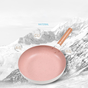 Vente en gros de poêles à frire antiadhésives en <span class=keywords><strong>pierre</strong></span> Maifanshi multifonctions de 20/24/26cm avec logo personnalisé poêle à frire verte de qualité alimentaire antiadhésive - Product Image 6