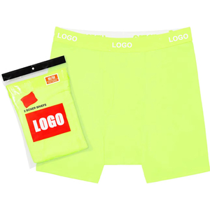 Confezione da 2 Boxer da Uomo <span class=keywords><strong>di</strong></span> <span class=keywords><strong>Marca</strong></span> Designer, Unisex, in Puro Cotone, alla Moda, con Gamba Dritta, Pantaloni Lunghi, <span class=keywords><strong>Intimo</strong></span> Maschile - Product Image 2