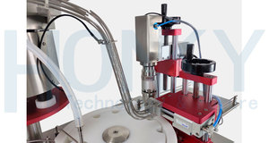 Machine de remplissage automatique de flacons de diluant biologique de bureau pour liquides et crèmes cosmétiques, électrique, avec pompe en céramique et composants PLC - Product Image 5