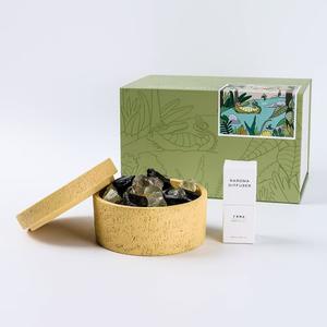 Домашний Аромат Освежитель Воздуха лавовый камень цемент банка ароматерапия натуральный камень кристалл диффузор ароматерапия - Product Image 6